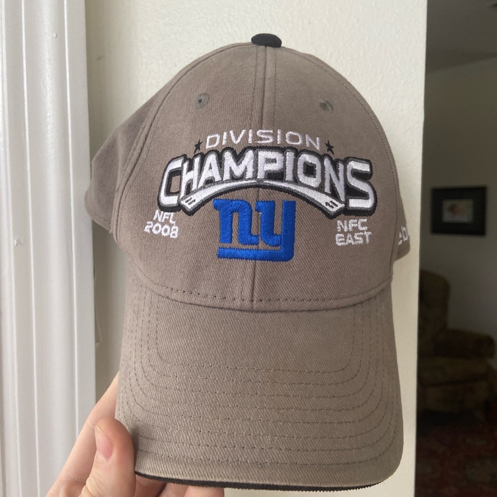 Y2K 2008 NFC EAST Champions NY Giants Reebok/NFL Dad hat